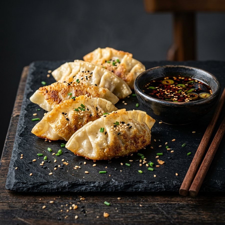 Fried Chicken Dumplings